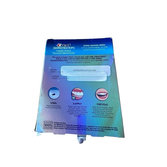 Crest 3D Whitestrips 14 Treatments (28 Strips) (Open Box) Expires 04/2027 - Picture 5 of 5